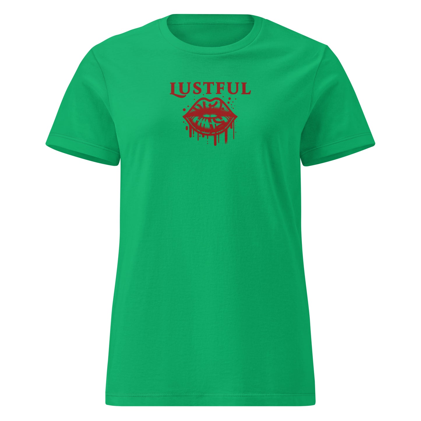 Lustful Hot Dripping Wet Lips Women’s SoftStyle Tee by EraofInk