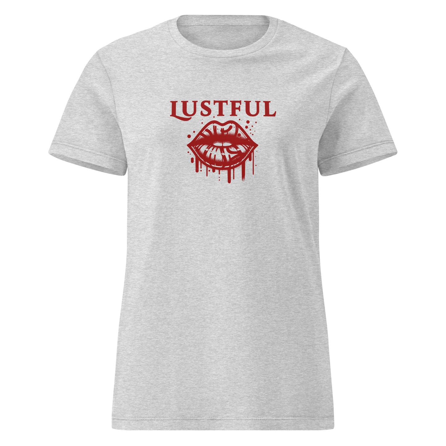Lustful Hot Dripping Wet Lips Women’s SoftStyle Tee by EraofInk