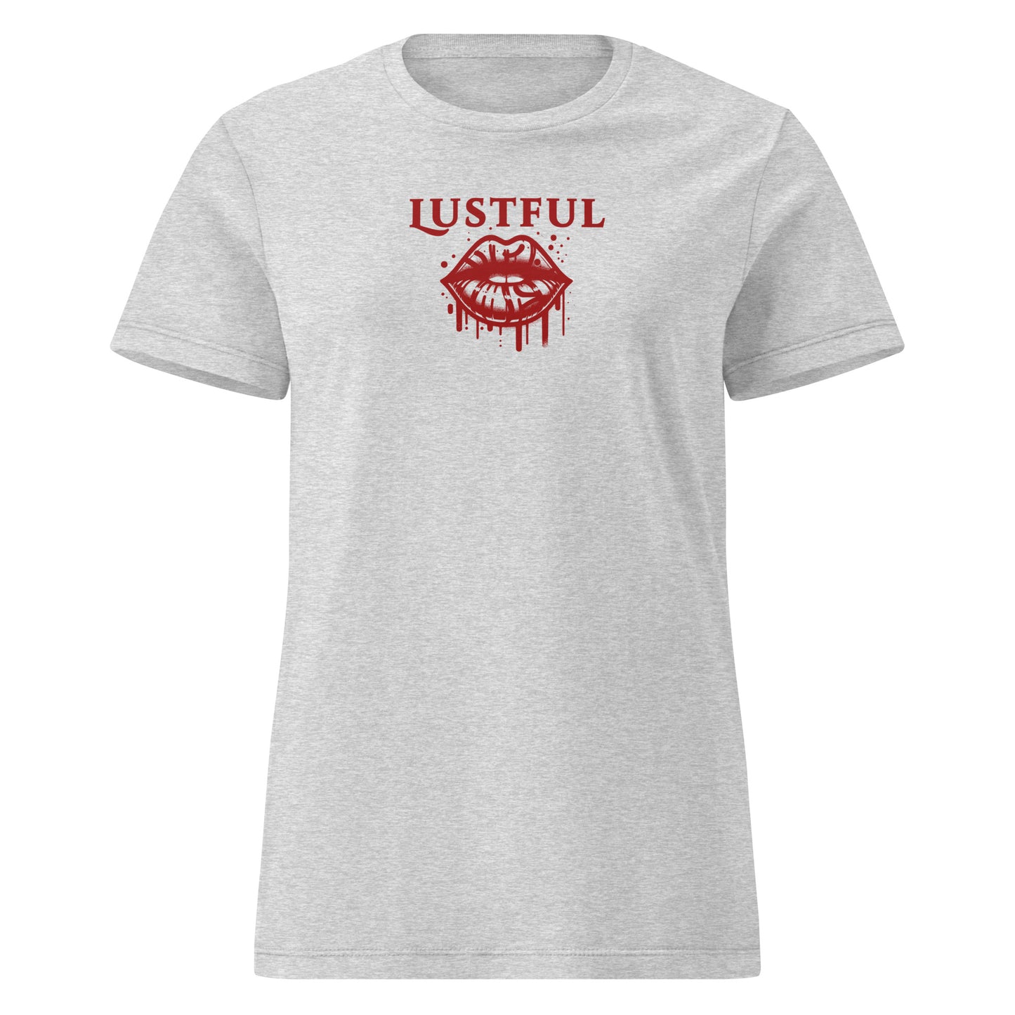 Lustful Hot Dripping Wet Lips Women’s SoftStyle Tee by EraofInk