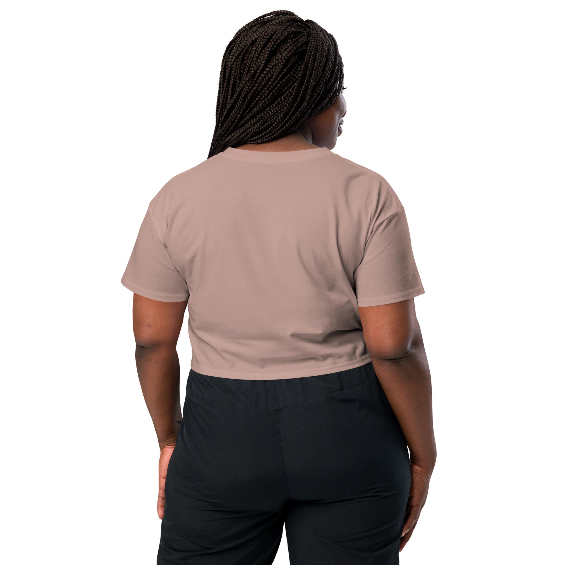 Women's Fitness Crop Athletic Determined Fitness Crop by EraofInk