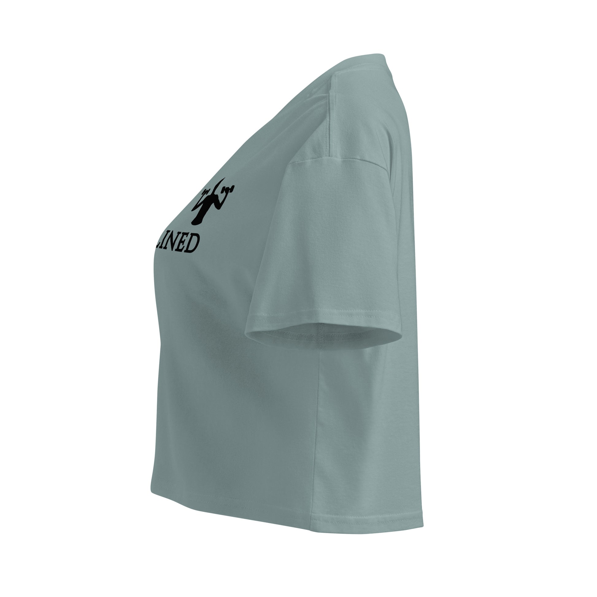 Disciplined Women’s Fitness Crop Top by EraofInk