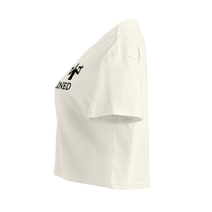 Disciplined Women’s Fitness Crop Top by EraofInk