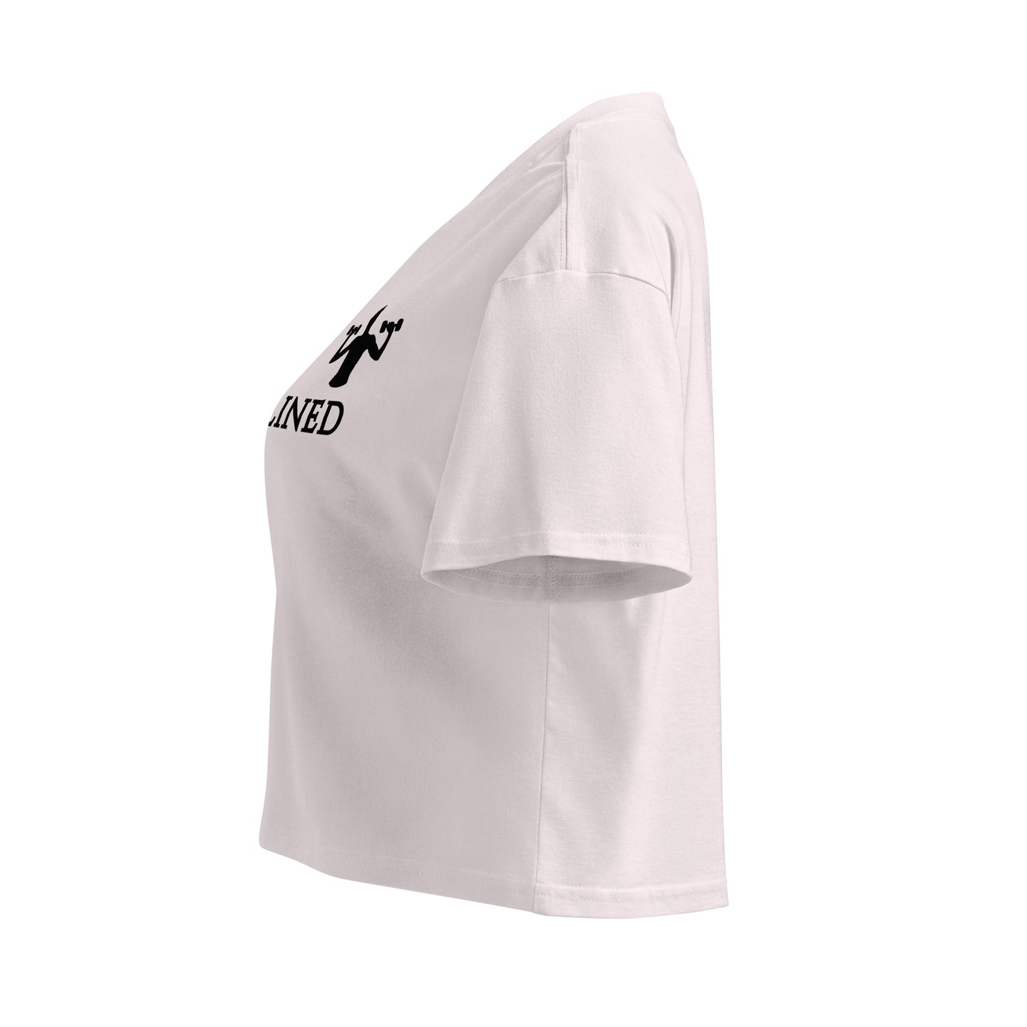 Disciplined Women’s Fitness Crop Top by EraofInk