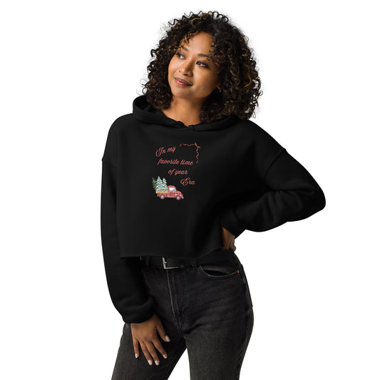 In My Favorite Time of the Year Era Crop Hoodie by EraofInk