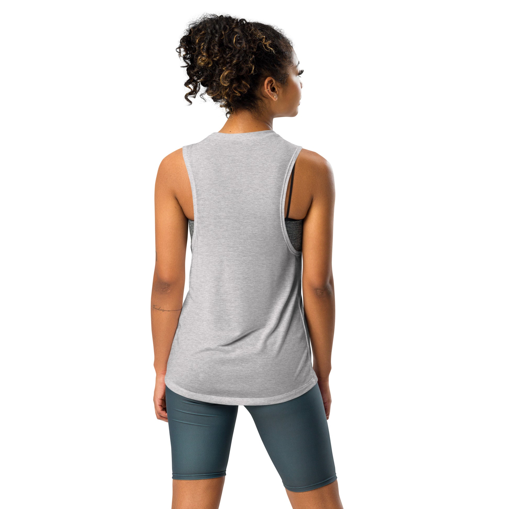 Run Your Heart Out Ladies’ Muscle Tank by EraofInk