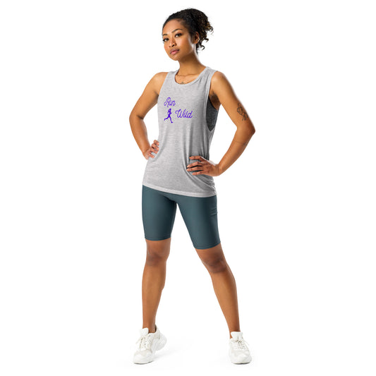 Run Wild Ladies’ Muscle Tank by EraofInk