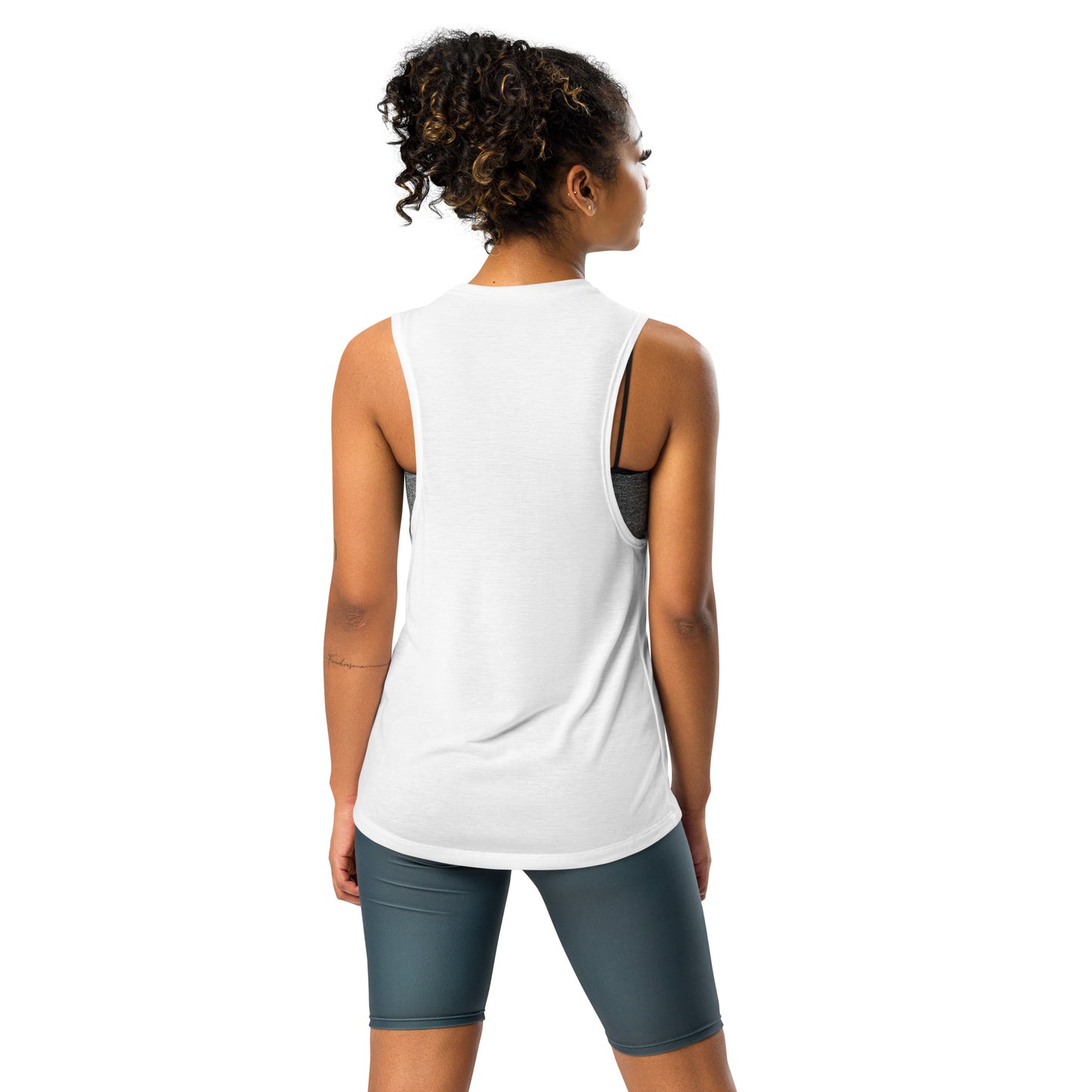 Run Your Heart Out Ladies’ Muscle Tank by EraofInk