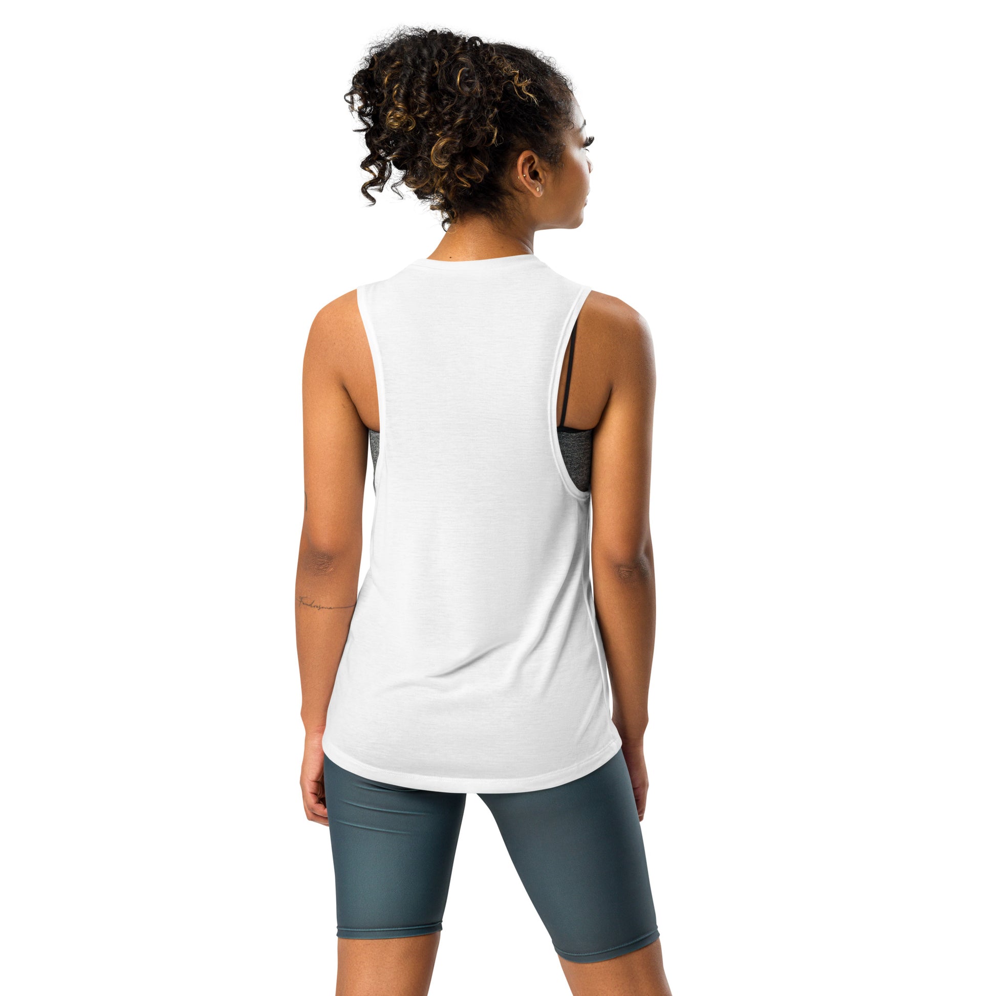 Run Your Heart Out Ladies’ Muscle Tank by EraofInk
