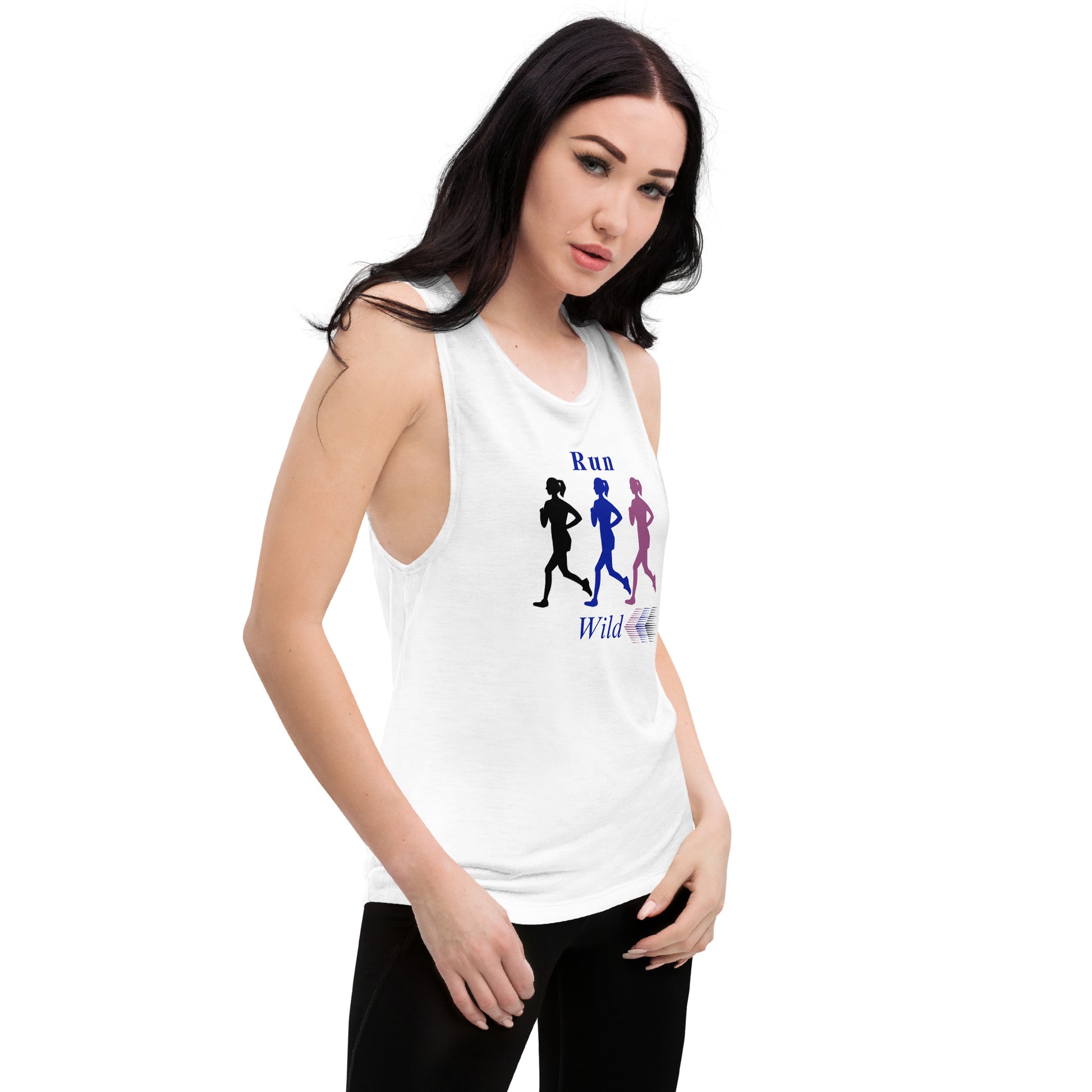Run Wild Ladies’ Muscle Tank by EraofInk