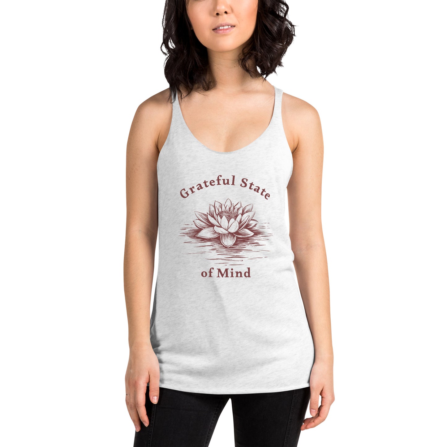 Grateful State of Mind Women's Racerback Tank by EraofInk