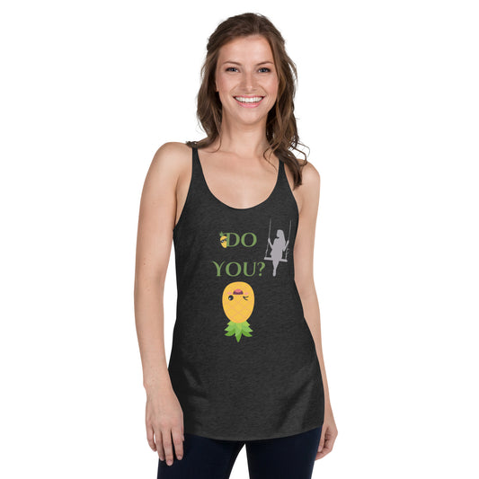 Do You ? Swinger Lifestyle Women's Racerback Tank by EraofInk
