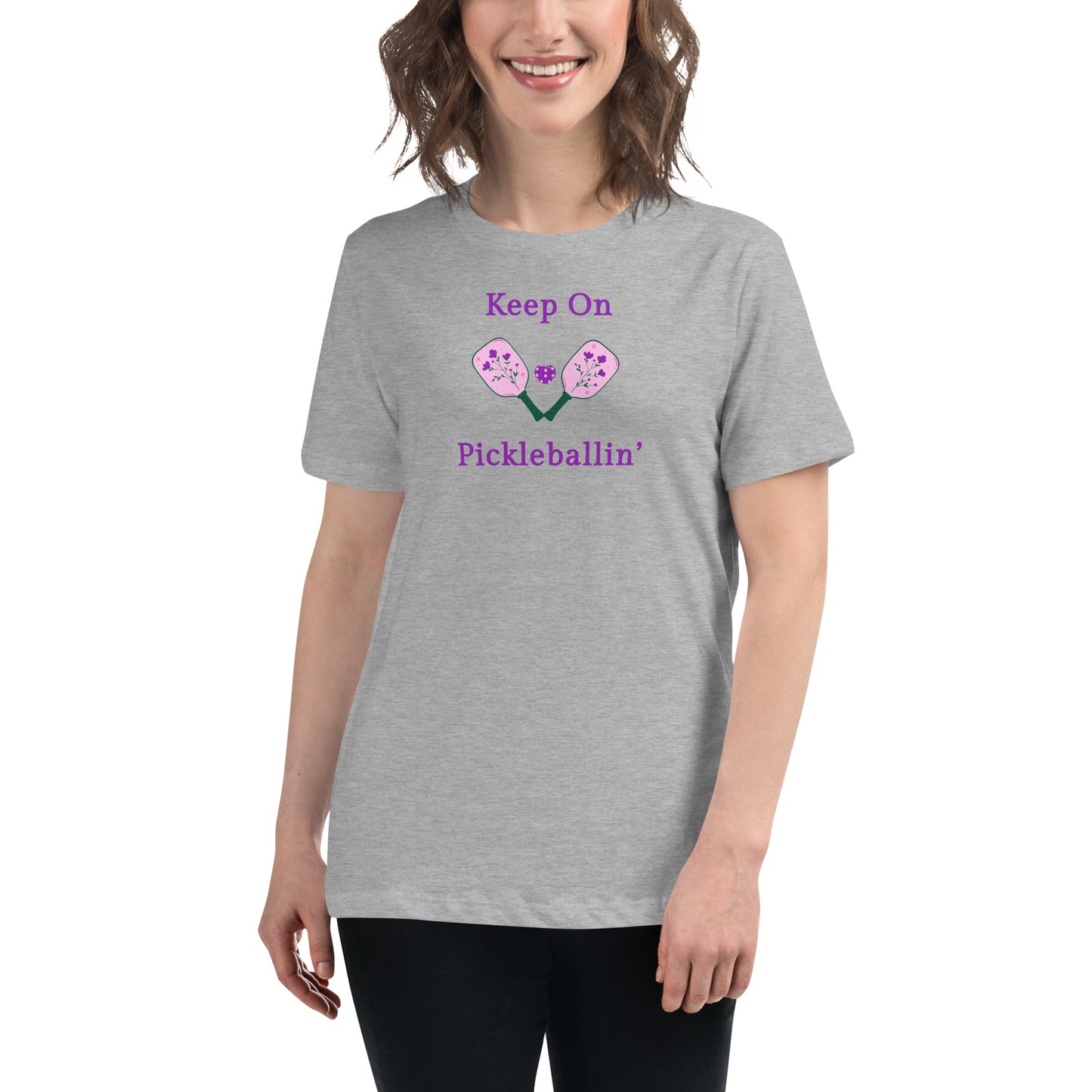 Keep on PickleBallin' Women's Relaxed Tee by EraofInk