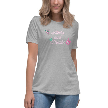 Dinks and Drinks Women's Relaxed Tee by EraofInk