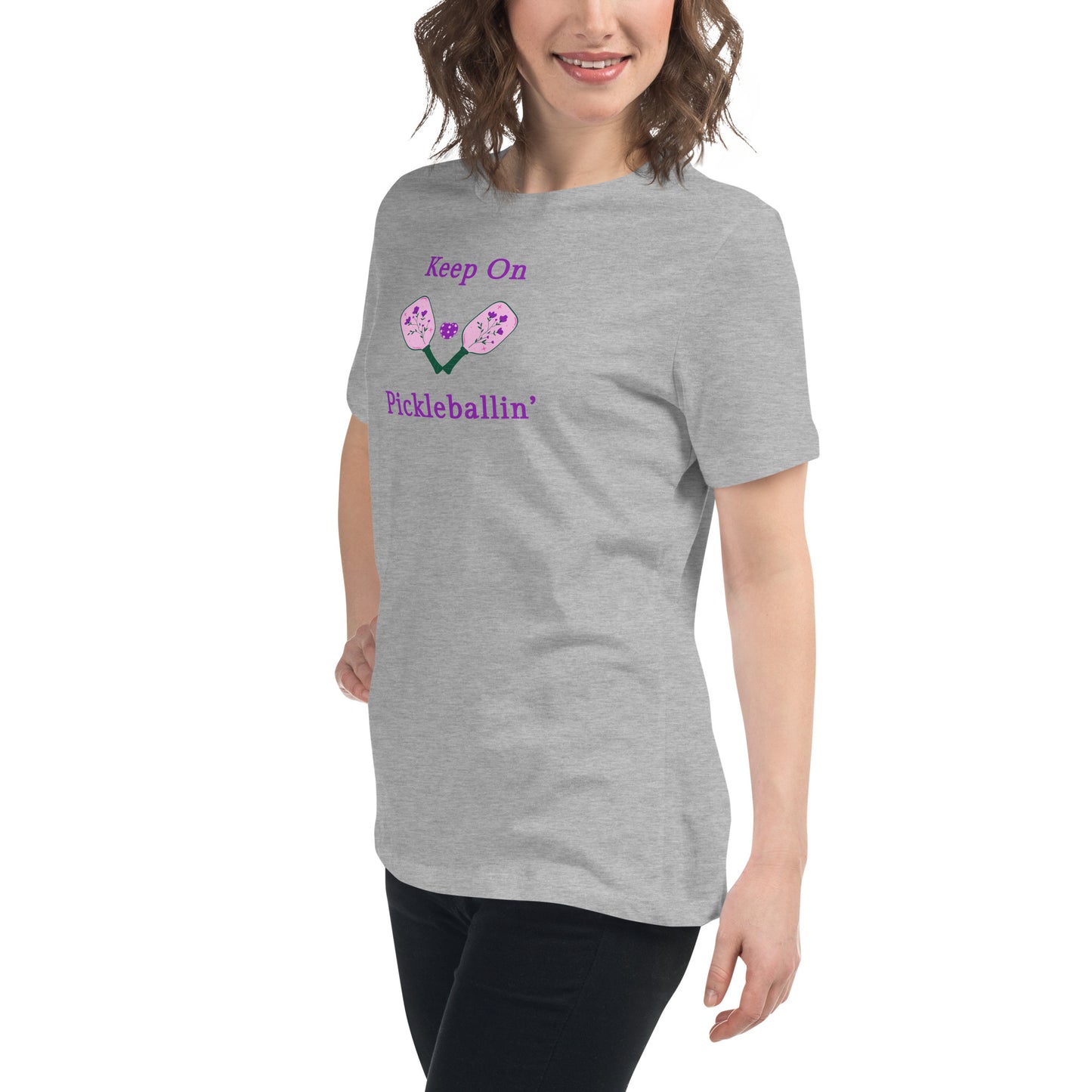 Keep on PickleBallin' Women's Relaxed Tee by EraofInk