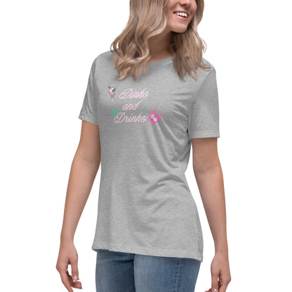 Dinks and Drinks Women's Relaxed Tee by EraofInk