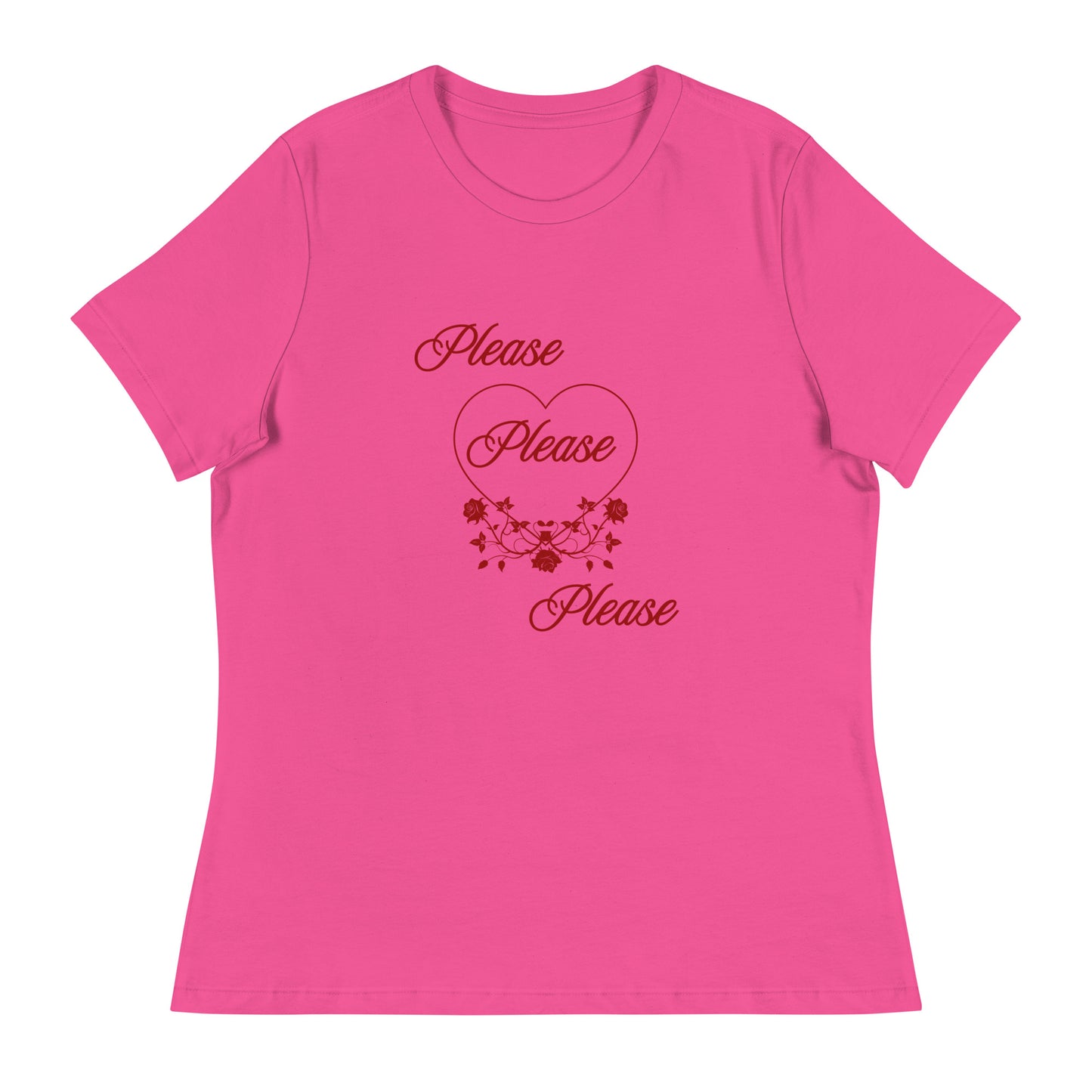 Please Please Please Women's Relaxed Tee by EraofInk