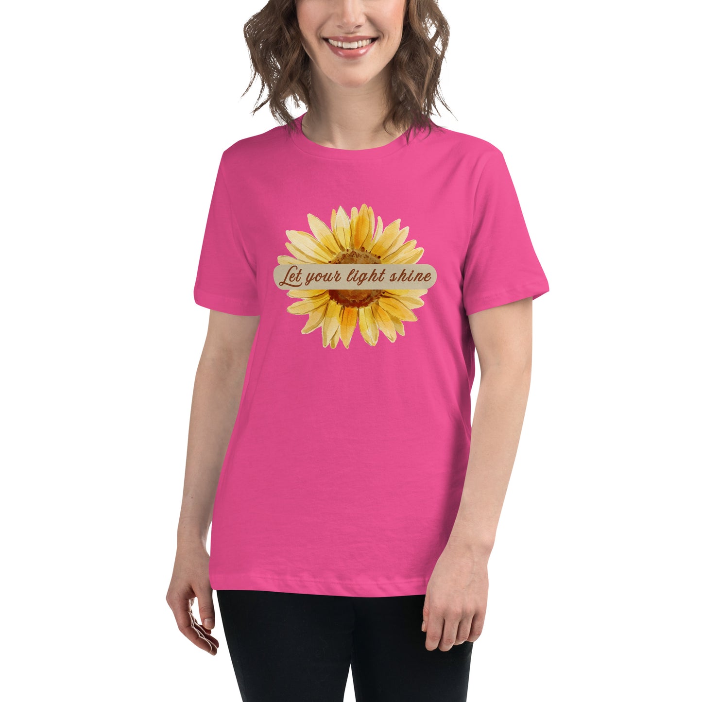 Let Your Light Shine Women's Relaxed Tee by EraofInk