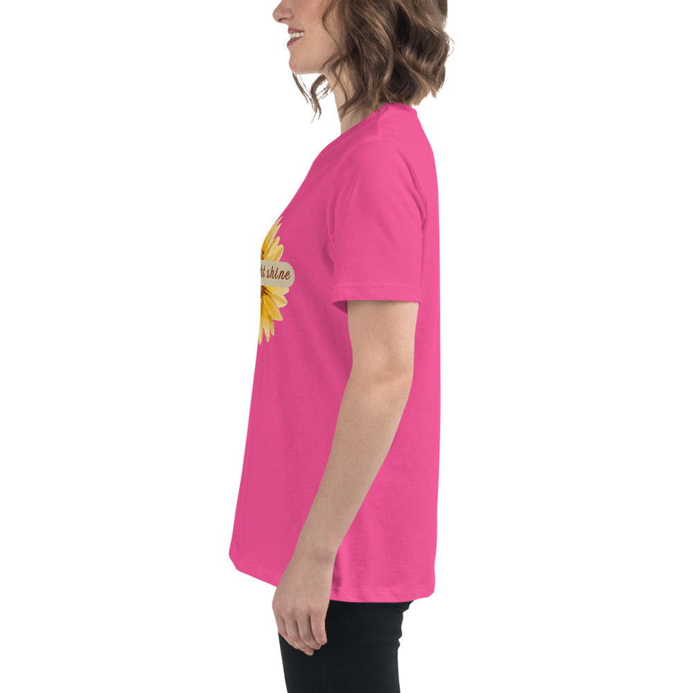 Let Your Light Shine Women's Relaxed Tee by EraofInk