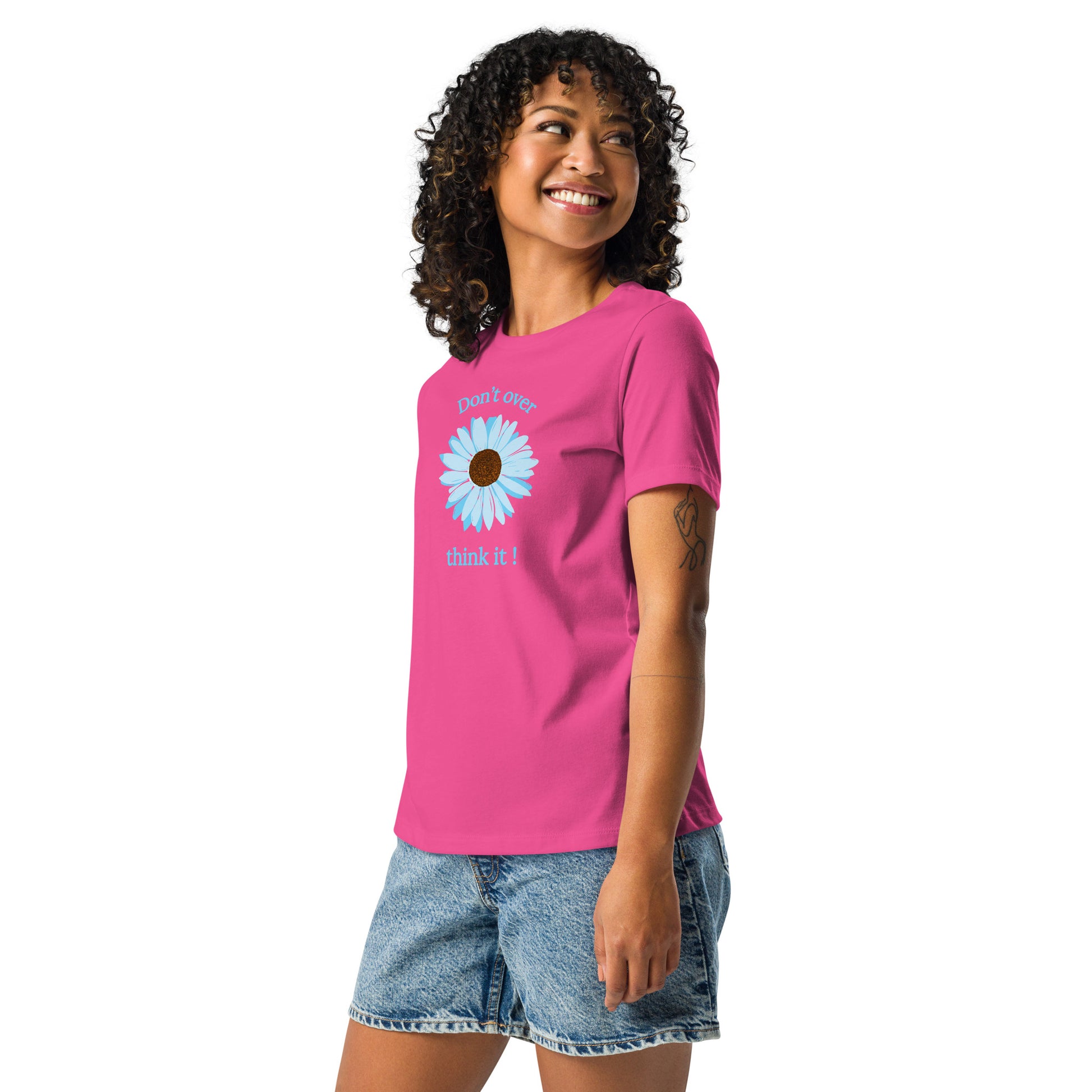 Don't Over Think It - Women's Relaxed Tee by EraofInk