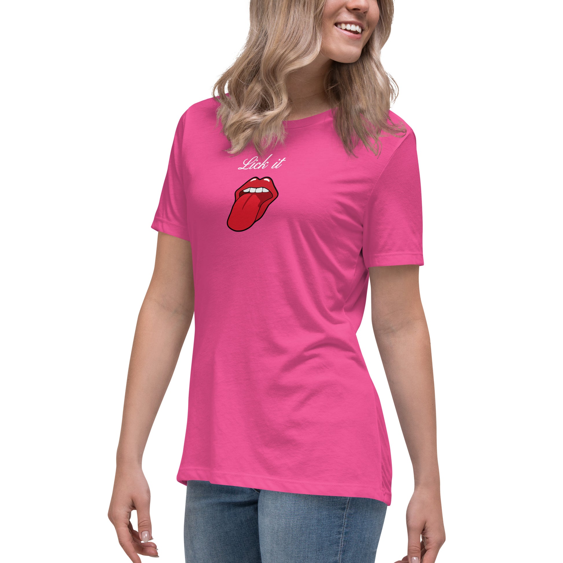 Lick It Women's Relaxed Tee by EraofInk