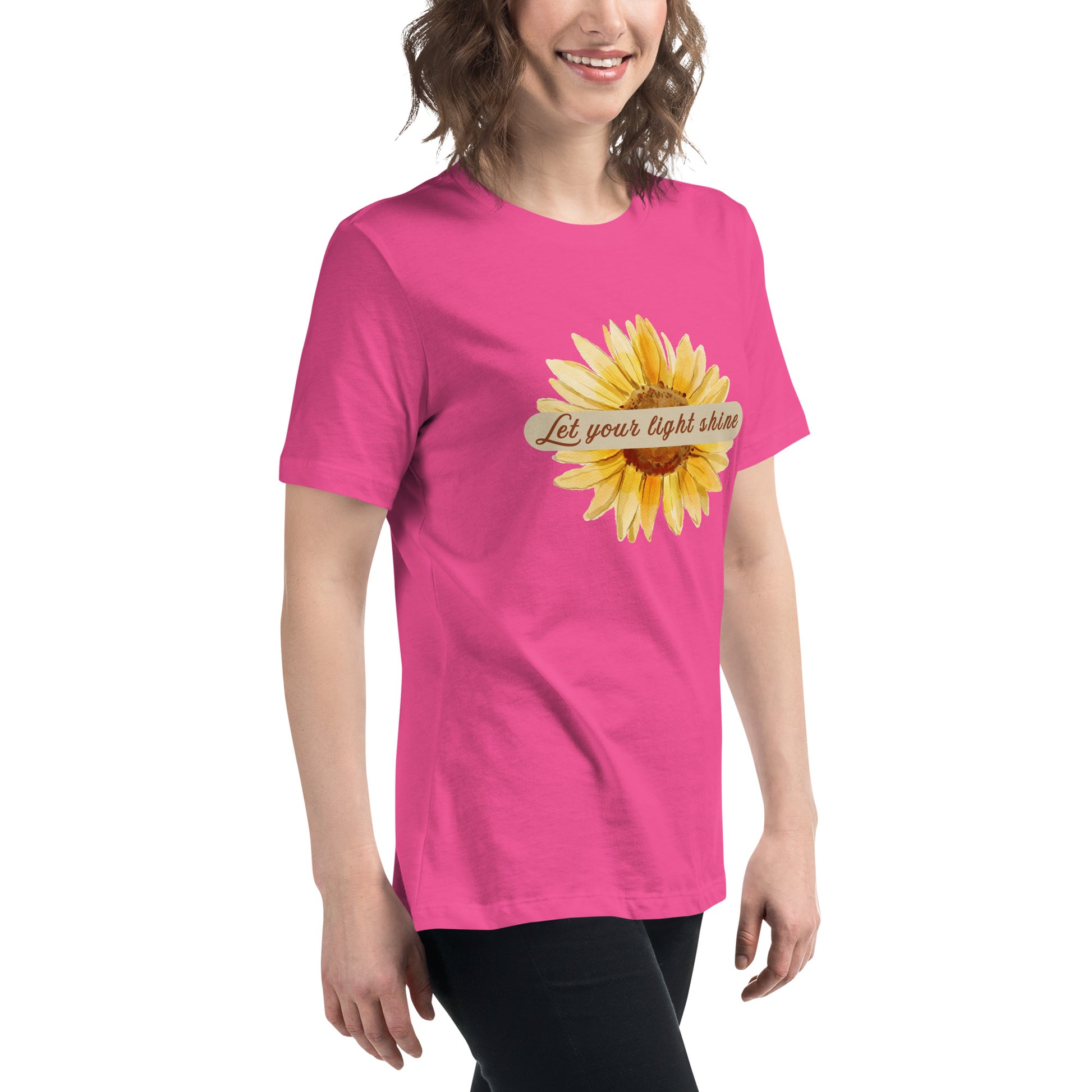 Let Your Light Shine Women's Relaxed Tee by EraofInk
