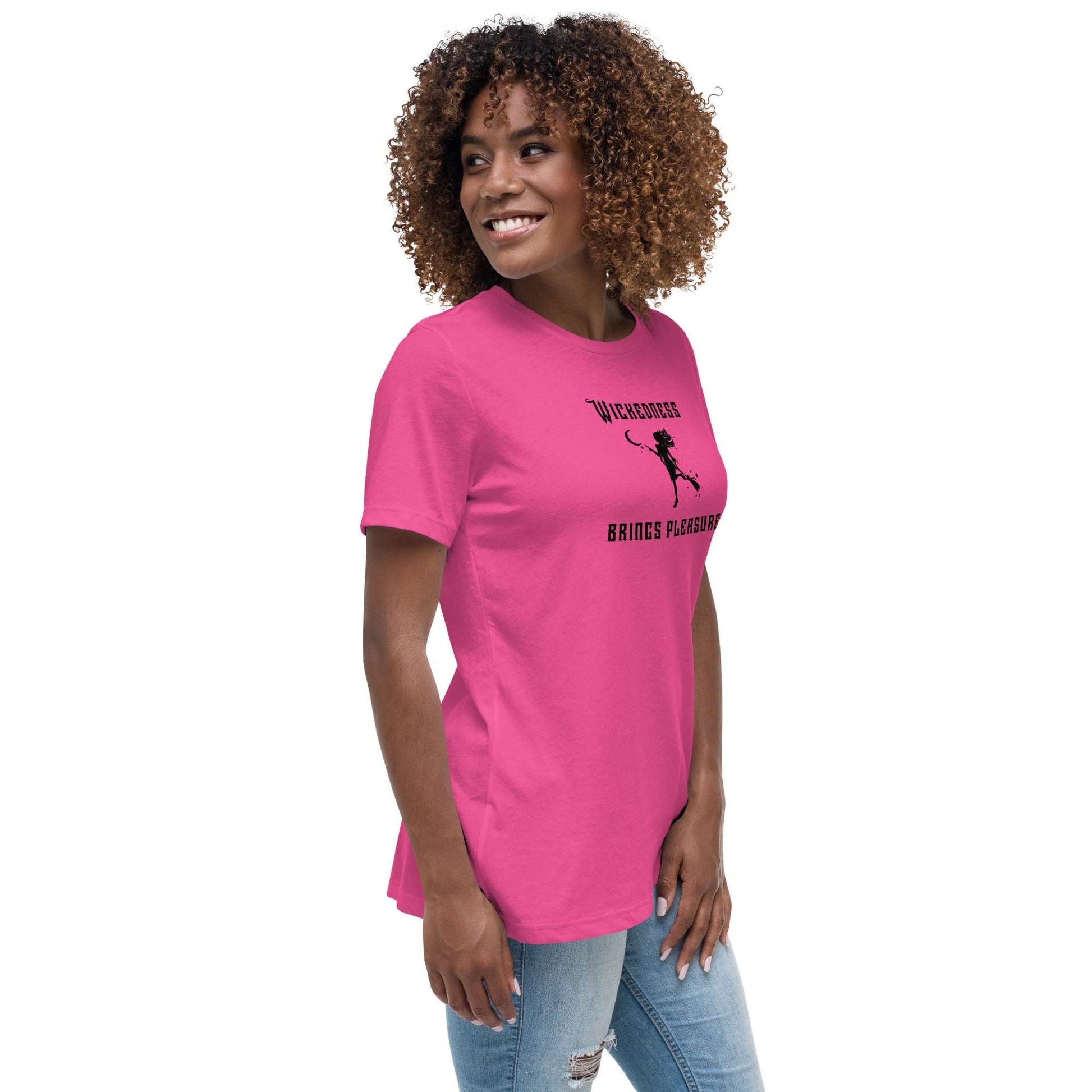 Wickedness Brings Pleasure Women's Relaxed Tee by EraofInk