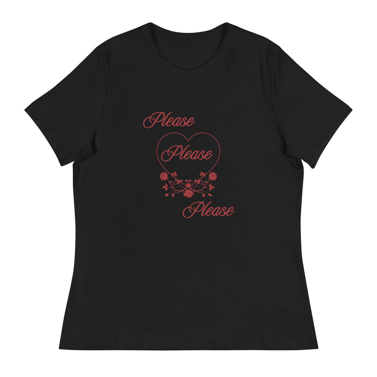 Please Please Please Women's Relaxed Tee by EraofInk
