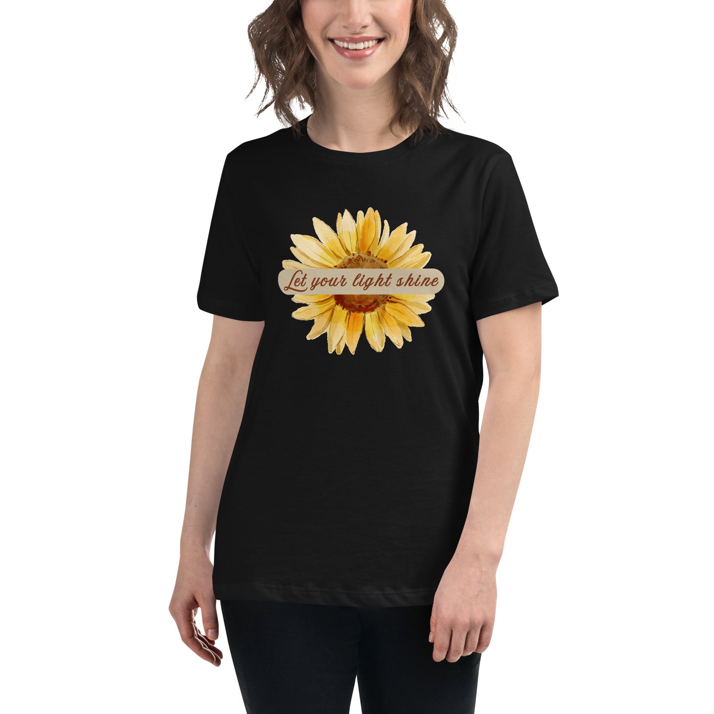 Let Your Light Shine Women's Relaxed Tee by EraofInk