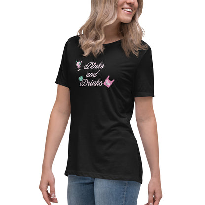 Dinks and Drinks Women's Relaxed Tee by EraofInk