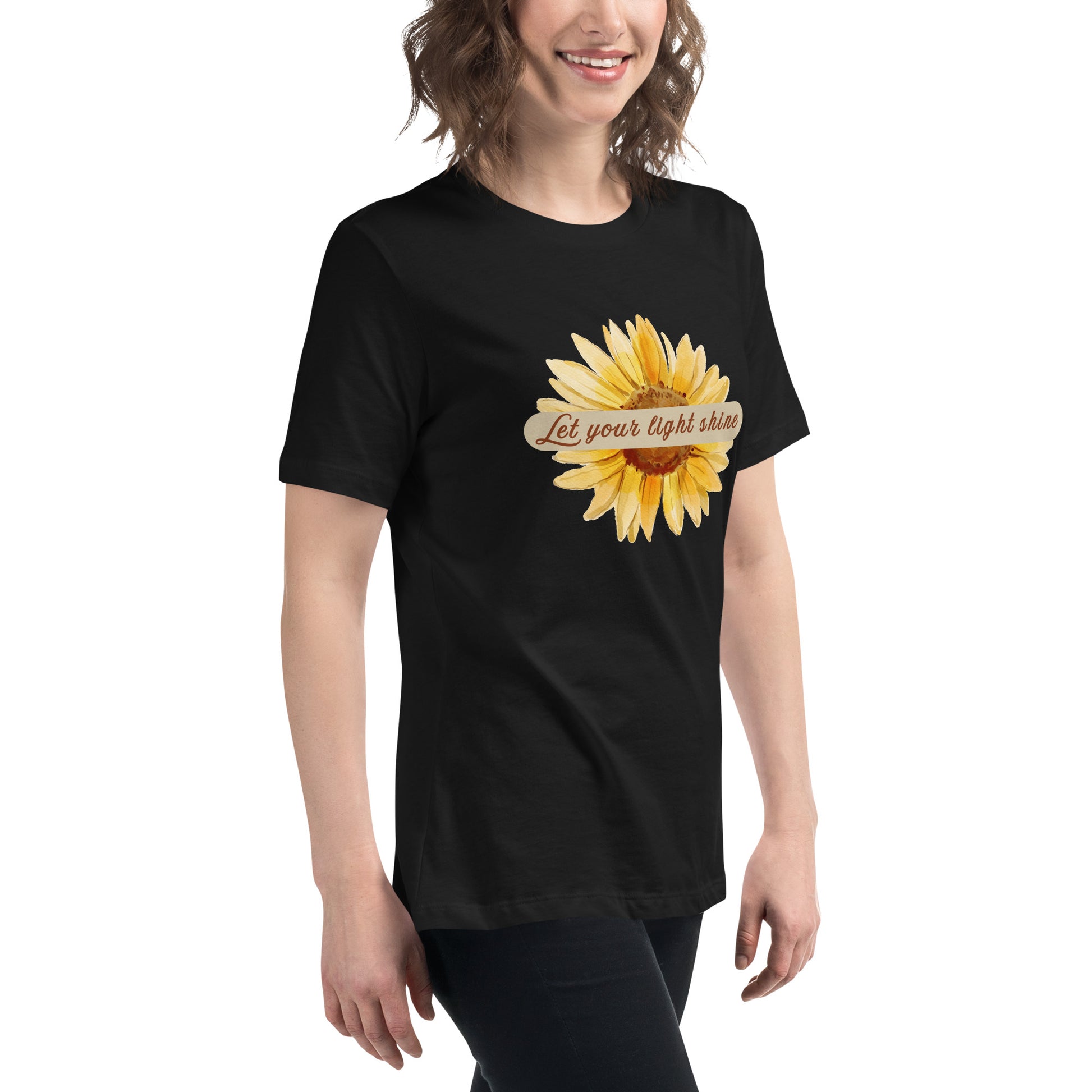 Let Your Light Shine Women's Relaxed Tee by EraofInk