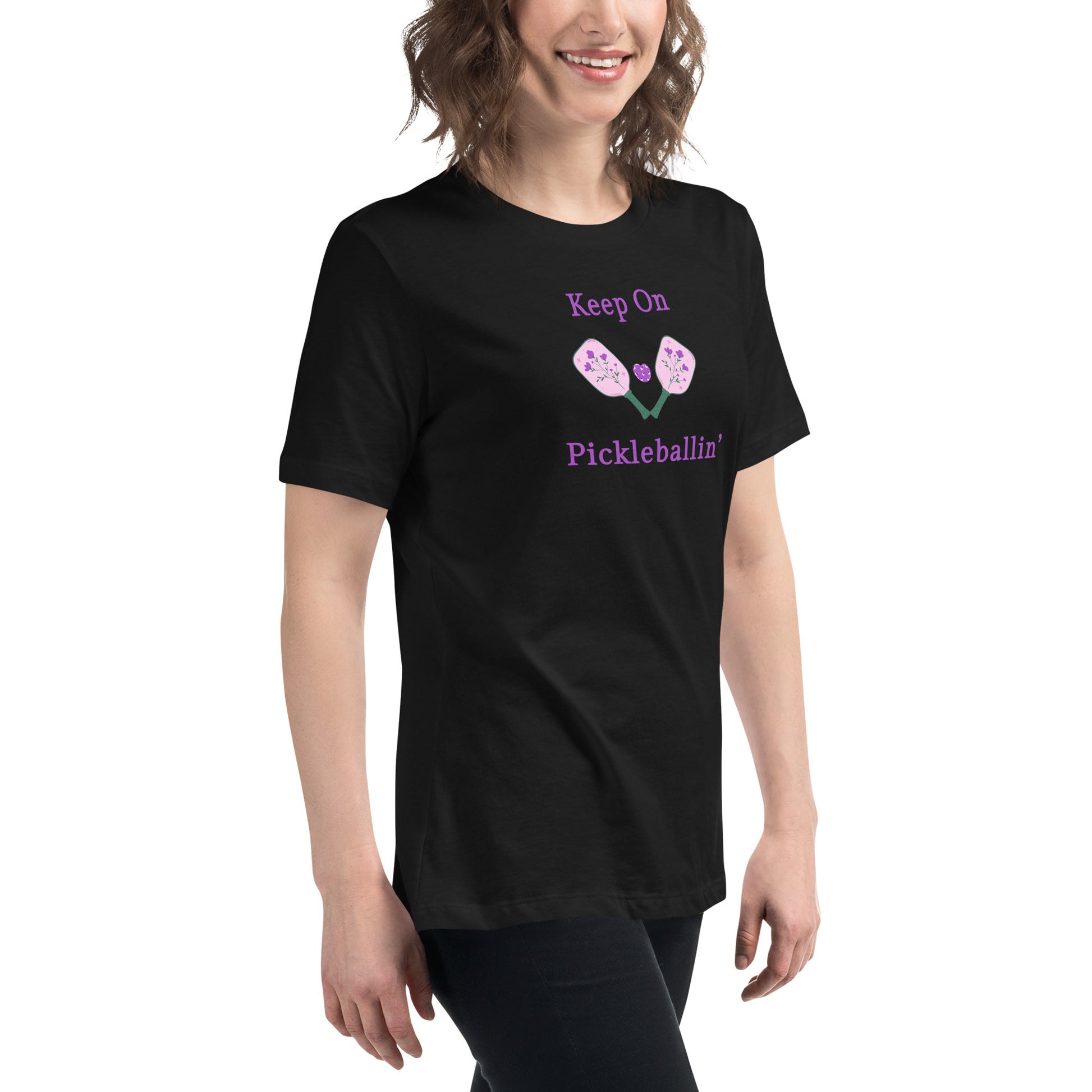 Keep on PickleBallin' Women's Relaxed Tee by EraofInk
