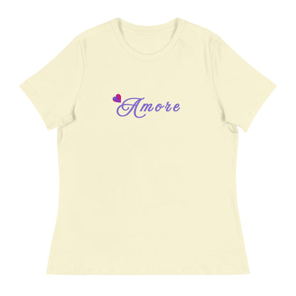 Amore Women's Relaxed Tee by EraofInk