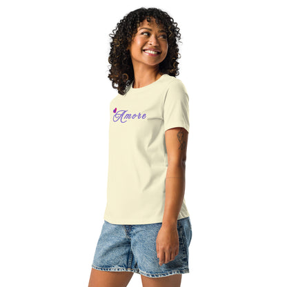 Amore Women's Relaxed Tee by EraofInk
