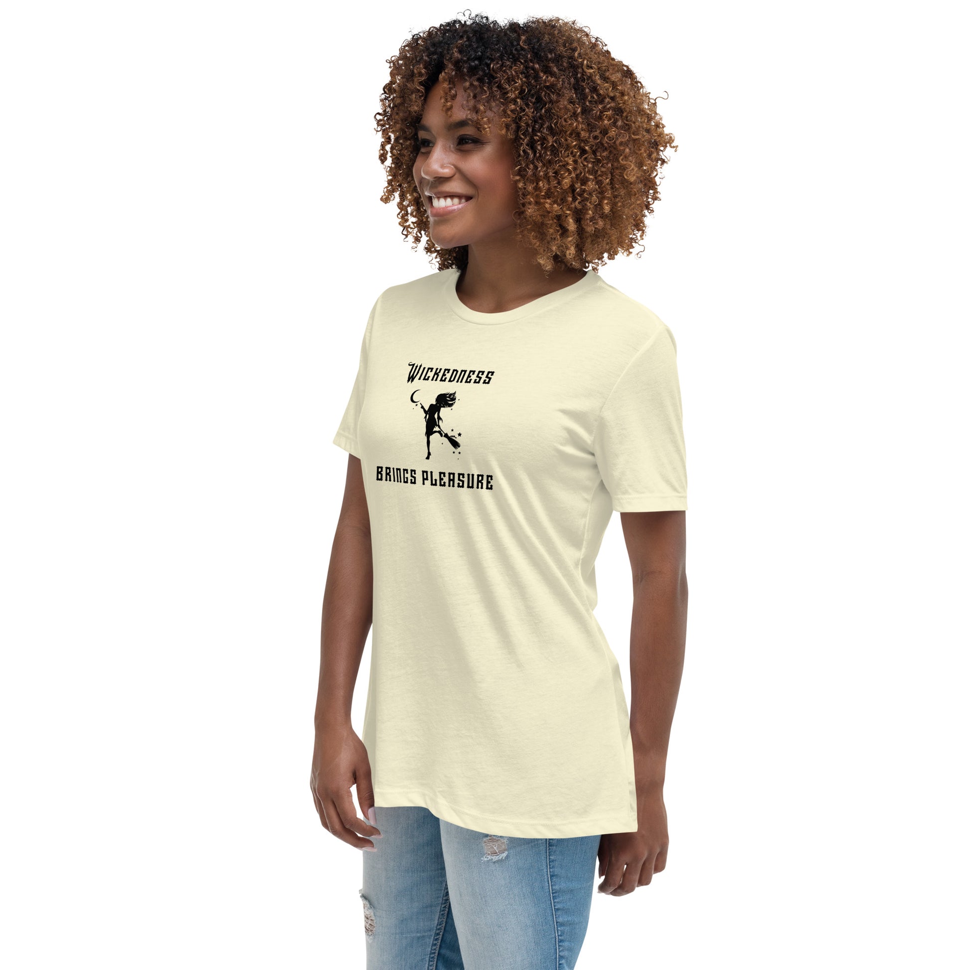 Wickedness Brings Pleasure Women's Relaxed Tee by EraofInk