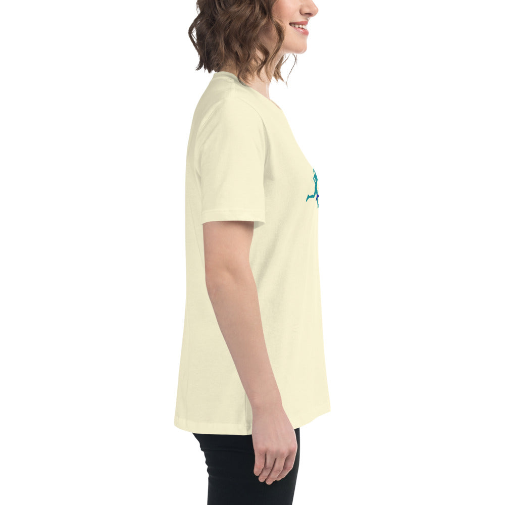 Run Your Heart Out Women's Relaxed Tee by EraofInk