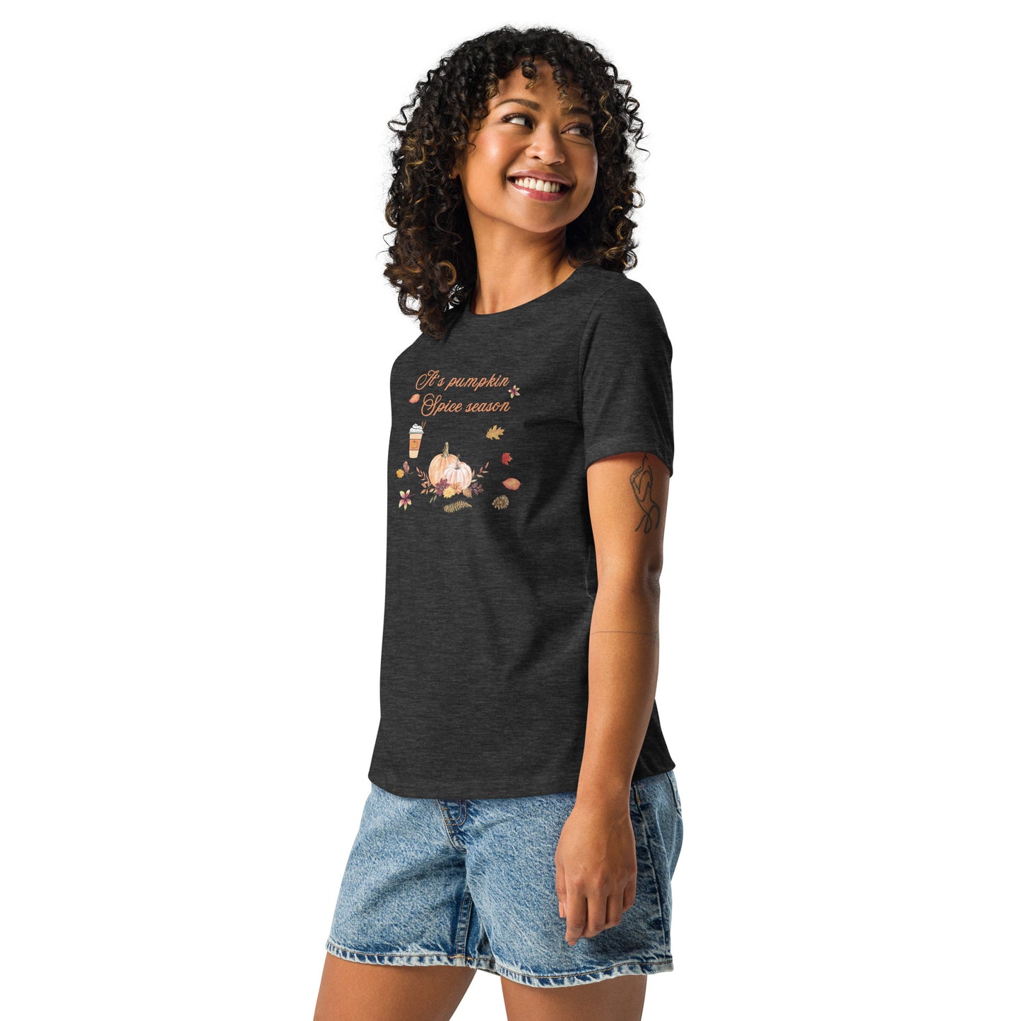 Pumpkin Spice Season Women's Relaxed Tee by EraofInk
