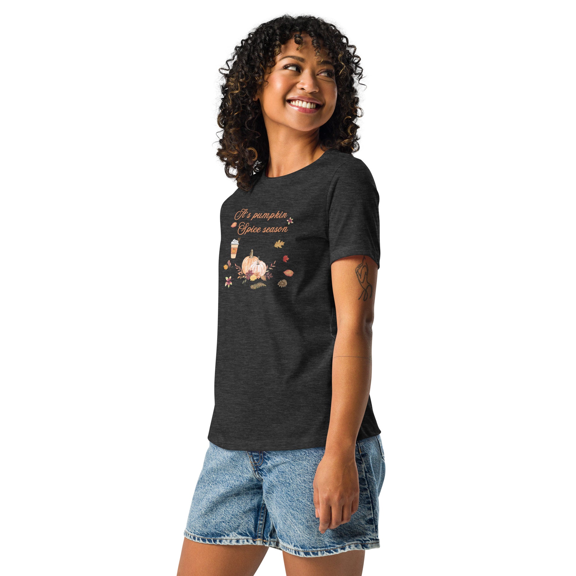 Pumpkin Spice Season Women's Relaxed Tee by EraofInk