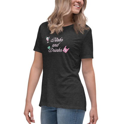 Dinks and Drinks Women's Relaxed Tee by EraofInk