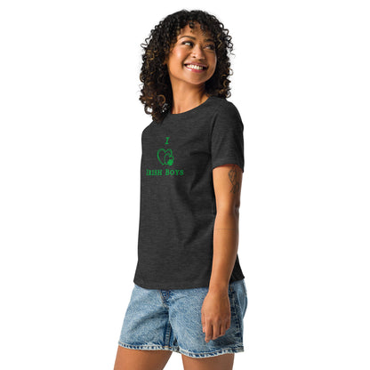 I Love Irish Boys Women's Relaxed Tee by EraofInk
