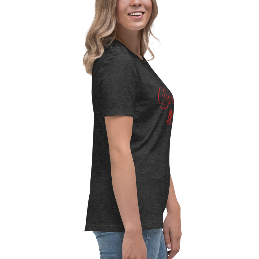Be Kind - of a B - Women's Relaxed T-Shirt - by RecreatingKrista