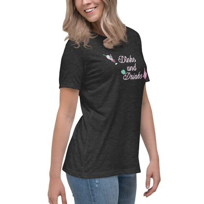 Dinks and Drinks Women's Relaxed Tee by EraofInk