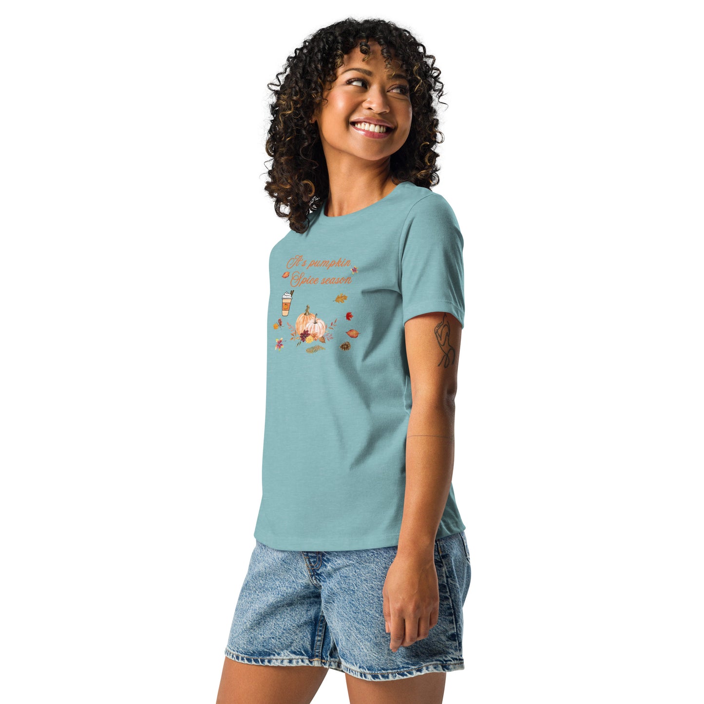 Pumpkin Spice Season Women's Relaxed Tee by EraofInk
