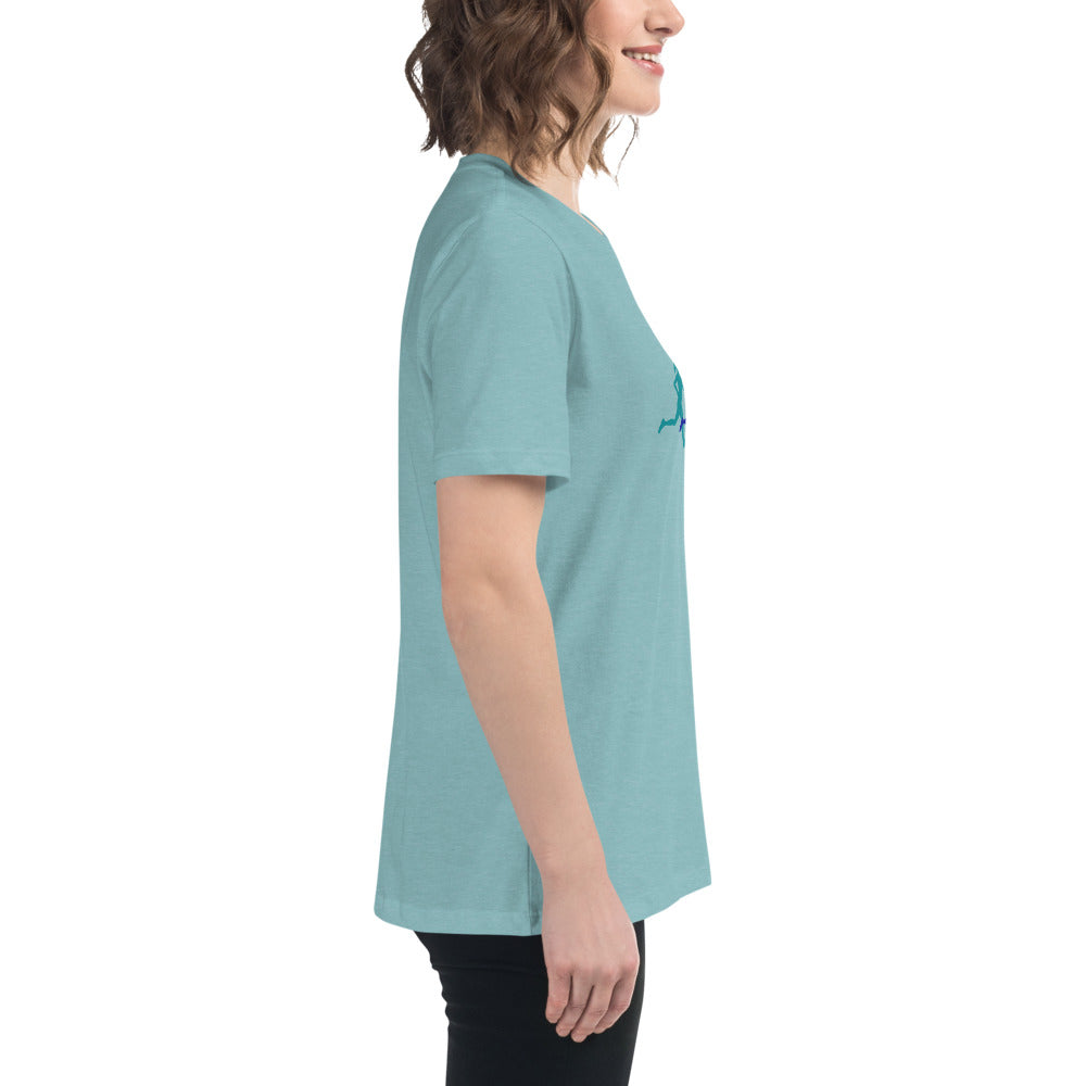 Run Your Heart Out Women's Relaxed Tee by EraofInk