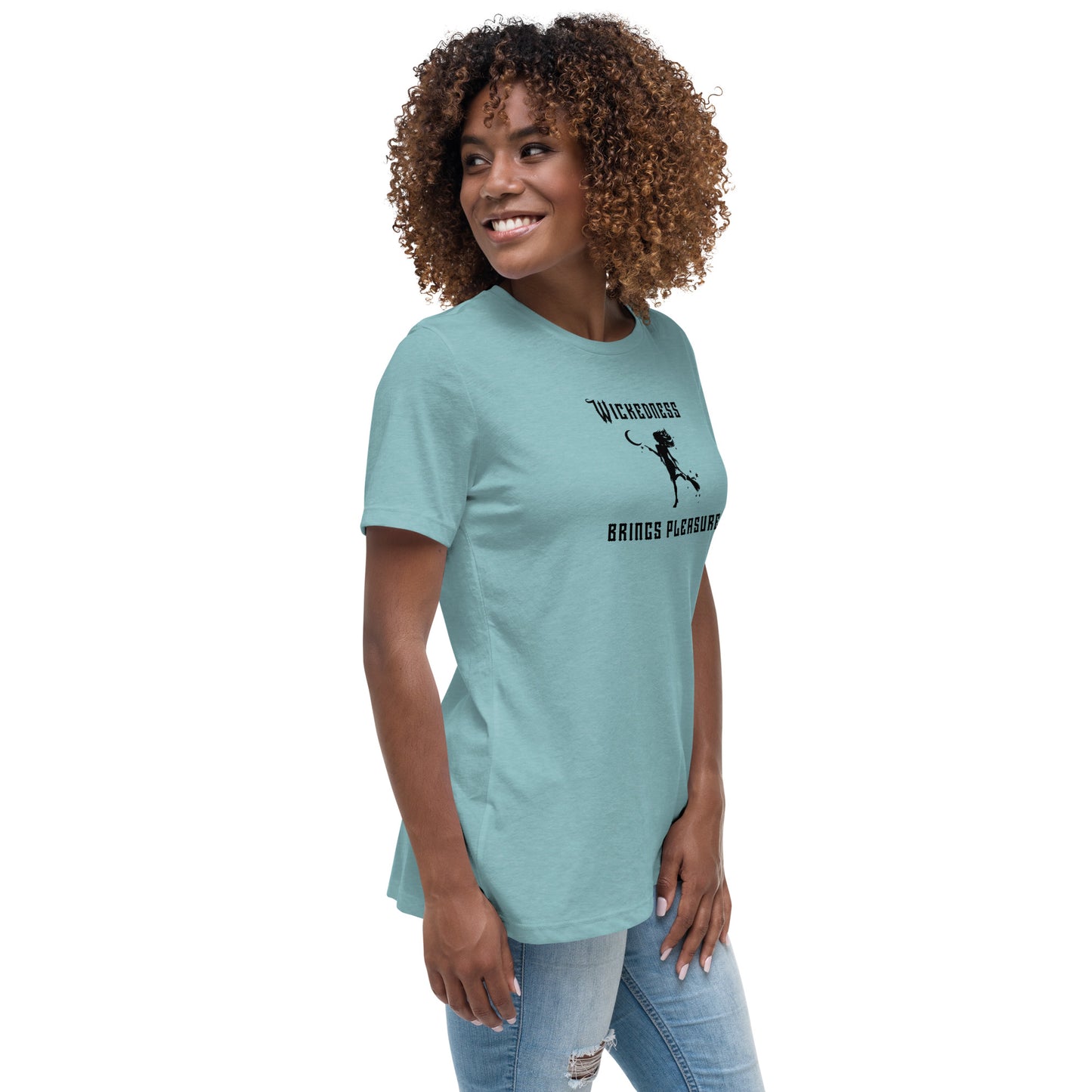 Wickedness Brings Pleasure Women's Relaxed Tee by EraofInk