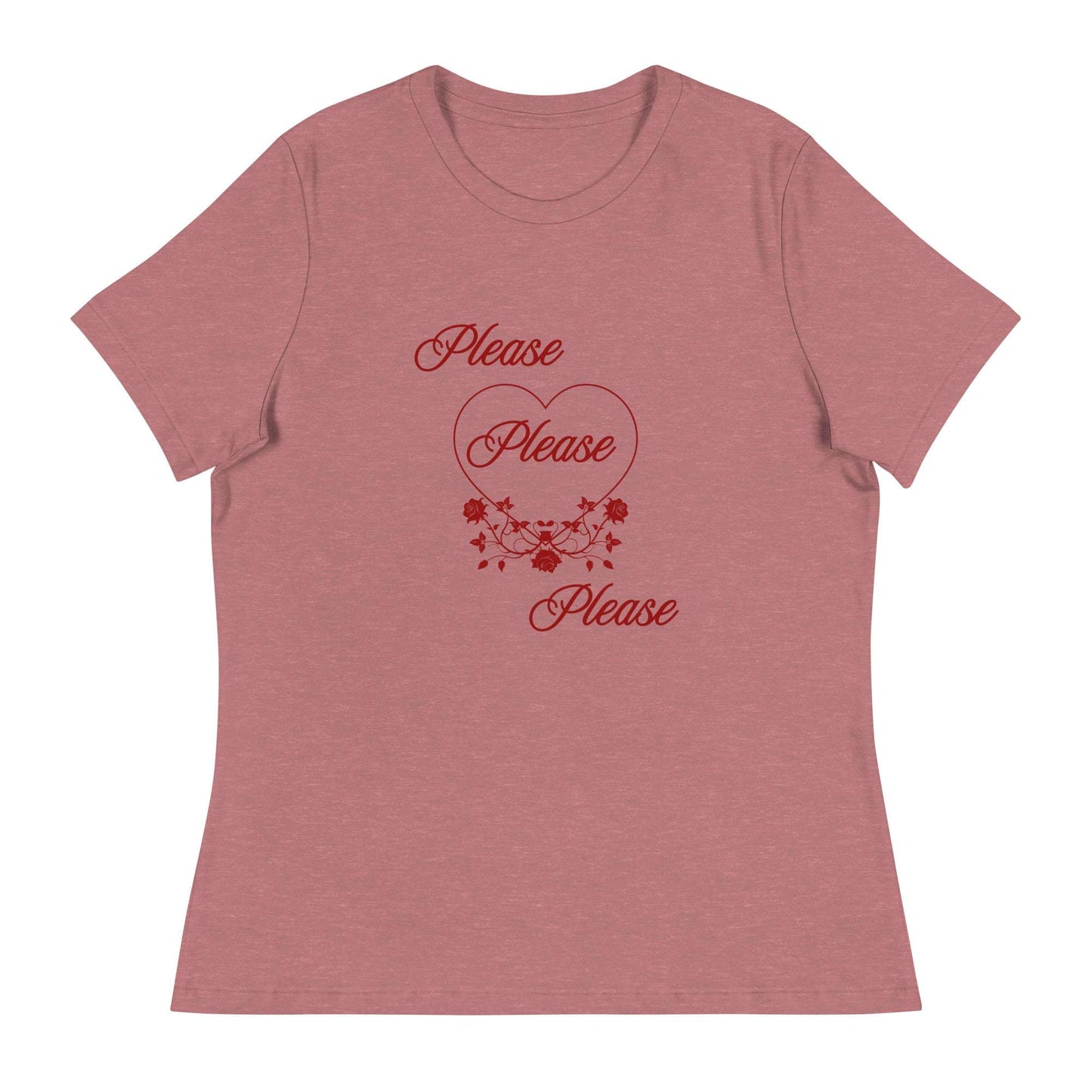 Please Please Please Women's Relaxed Tee by EraofInk