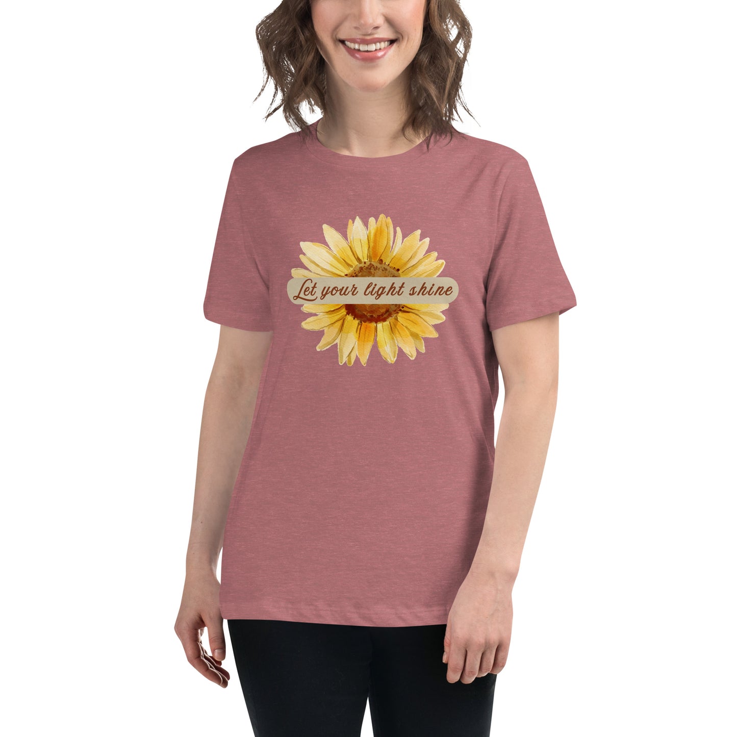 Let Your Light Shine Women's Relaxed Tee by EraofInk
