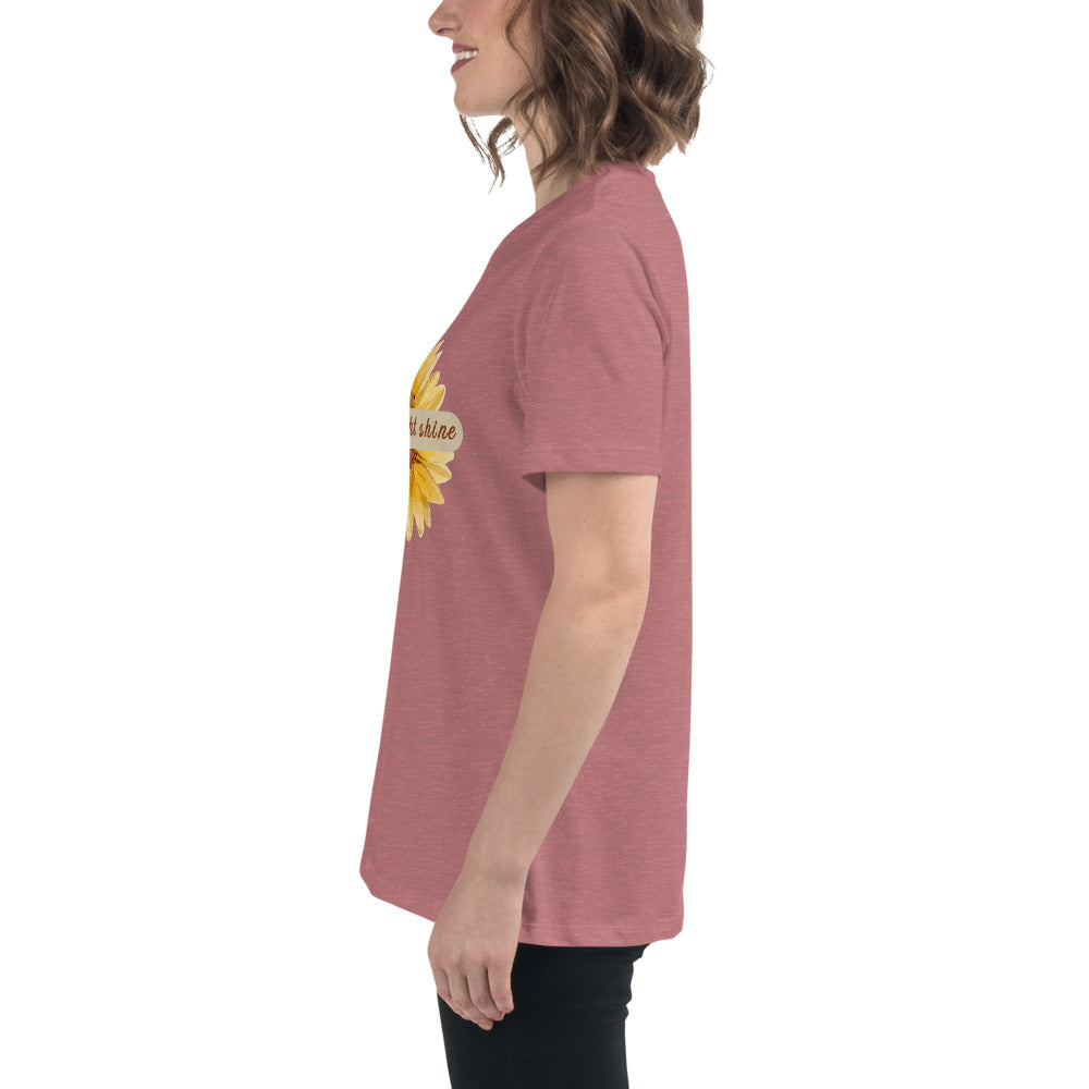 Let Your Light Shine Women's Relaxed Tee by EraofInk