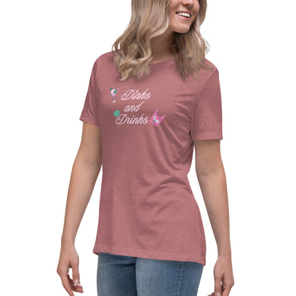Dinks and Drinks Women's Relaxed Tee by EraofInk