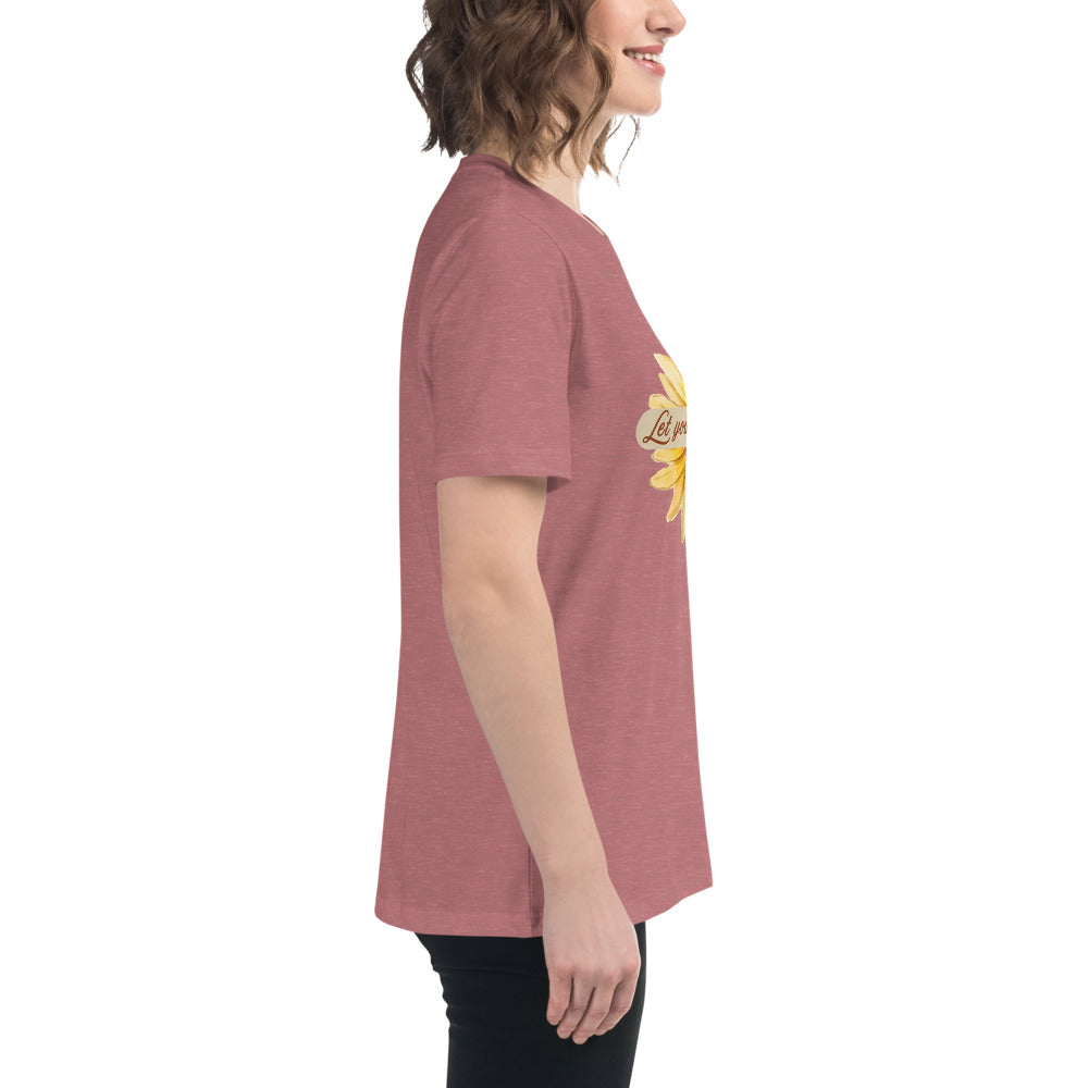 Let Your Light Shine Women's Relaxed Tee by EraofInk