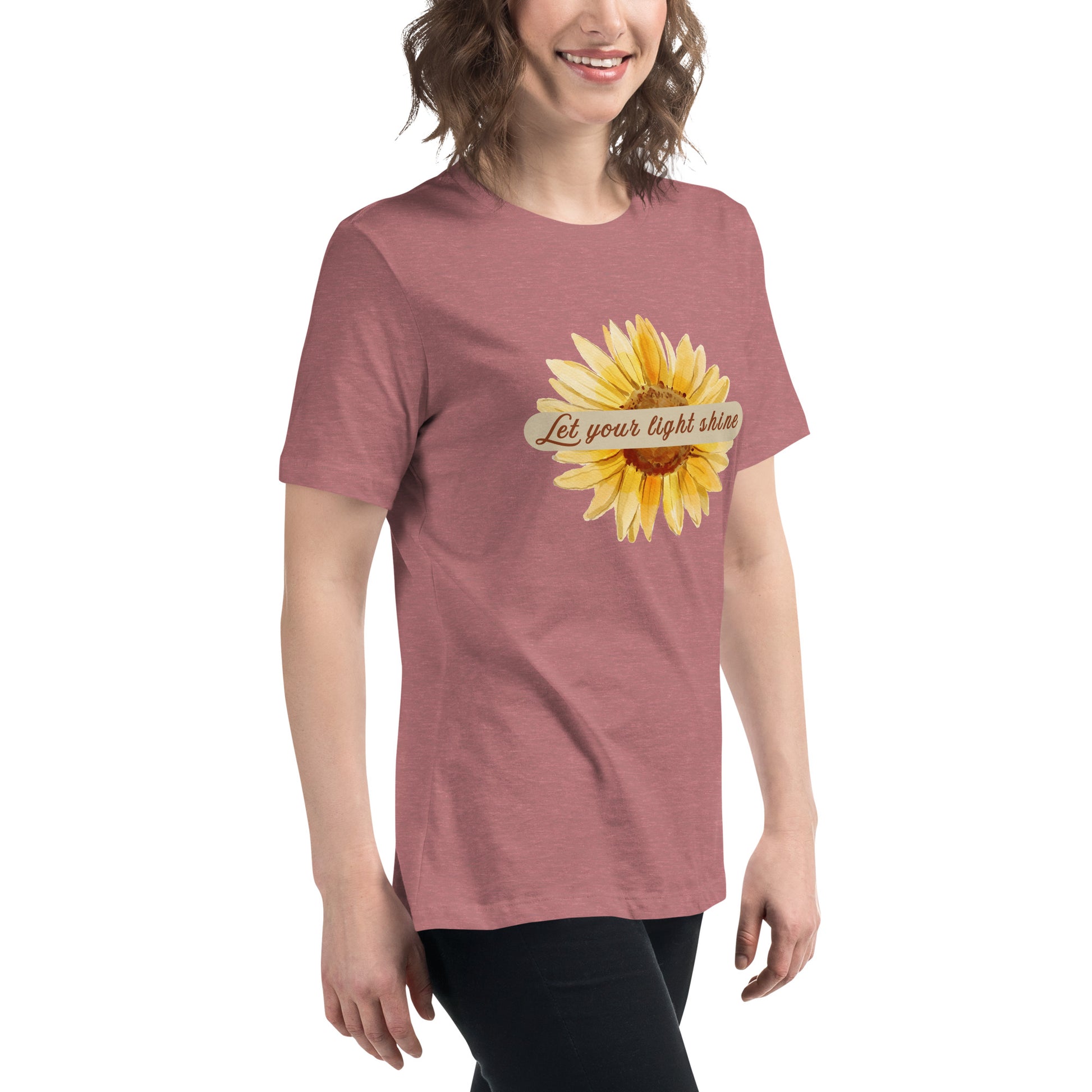Let Your Light Shine Women's Relaxed Tee by EraofInk
